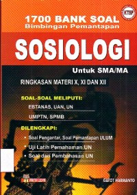 Image of 1700 Bank Soal Bimbingan Pemantapan Sosiologi Untuk SMA/MA/ Gatot \harmanto
