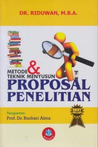 Image of Metode dan Teknik Menyusun Proposal Penelitian/ Riduwan