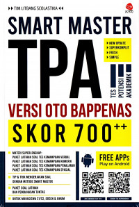 Image of Smart Master TPA Versi Oto Bappenas Skor 700++/ Tim Litbang Scolastika