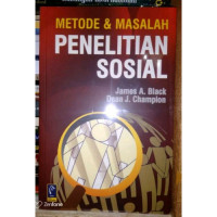 Image of Metode dan Masalah Penelitian Sosial/ James A. Black