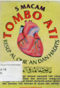 Image of 5 Macam Tombo Ati Resep Al - Qur'an dan Al - Hadits / Adb. Hamid Zahwan
