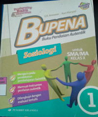 Image of Bupena Sosiologi 1 Untuk SMA/MA Kelas X Kurikulum 2013/ S.R. Ariawan
