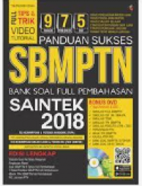 Image of Panduan Sukses SBMPTN Bank Soal Full Pembahasan SAINTEK 2018 Edisi Lengkap9 Tahun 7 Prediksi 5 CBT / Tim Presiden Eduka