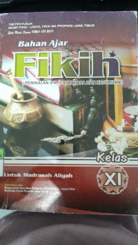 Image of Bahan Ajar: Fikih Kelas XI/ Tim MGMP Fikih