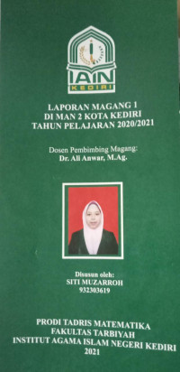 Image of Laporan Magang 1 di MAN 2 Kota Kediri TP 2020/2021