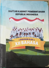 Image of Daftar Kabinet Penerintahan Republik Indonesia