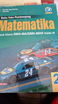 Image of Matematika Untuk Siswa SMA/MA Kelas XI / Suwah Sembiring