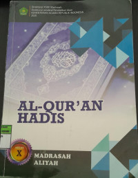 Image of Al-Qur'an Hadis Kelas X Madrasah Aliyah/ Syaifullah Amin