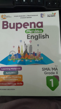 Image of Bupena Merdeka English 1: for SMA/MA Grade X Kurikulum Merdeka/ Irmala Sukendra