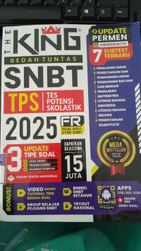 Image of The King Bedah Tuntas SNBT TPS 2025/ Dedi Gunarto