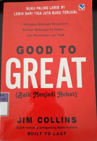 Image of Good To Great (Baik Menjadi Hebat)/ Jim Collins