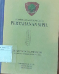Image of Peraturan dan Perundangan Pertahanan Sipil Departemen Dalam Negeri/ Yayasan Pertahanan Sipil