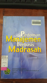 Image of Pedoman Manajemen Berbasis Madarasah / Departemen Agama